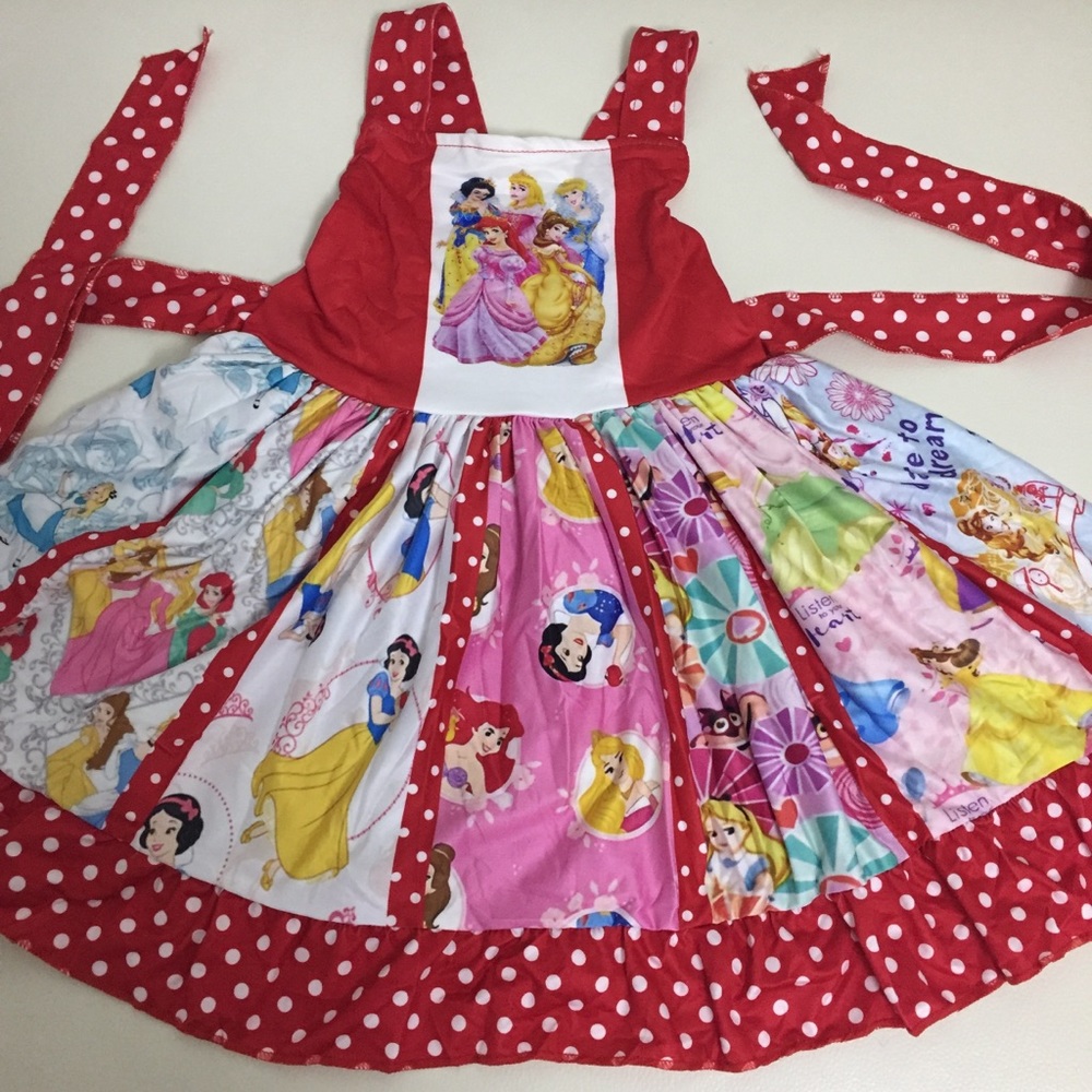 Princess cute twirl dress Ariel Belle Aurora - Picture 5 of 8